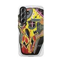 VINCENT.  Skull Riot Phone Case – Colorful Abstract Horror Art Protective Cover