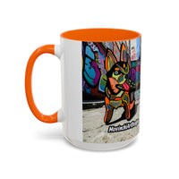 Colorful Pop Art Dog Accent Coffee Mug — Vibrant French Bulldog Design (11/15 oz)
