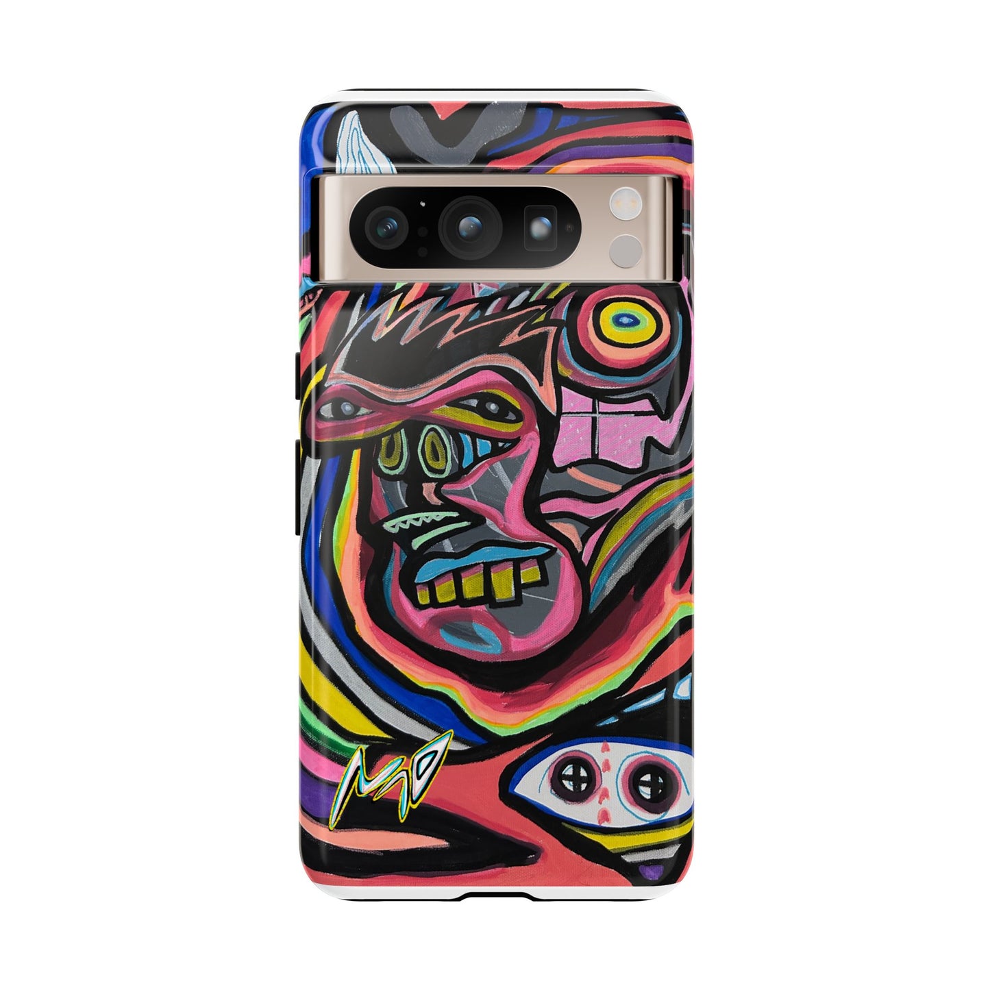CRAZY Graffiti Phone Case — Colorful Street Art Protective Cover