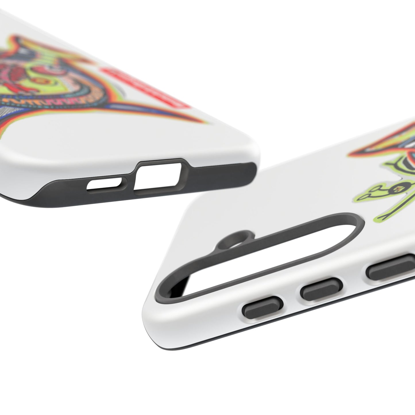 Phone Case — Colorful Abstract PARASITE  Fish Art Tough Cases
