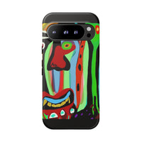 CRAZY.   Tribal Face Phone Case — Colorful Modern Art iPhone Cover