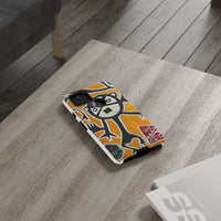 Abstract TAINO  Tribal Art Phone Case – Bold Orange Graphic Protective Cover