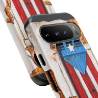 Puerto Rican Flag Phone Case - Rustic Coquí Door Design Tough Case