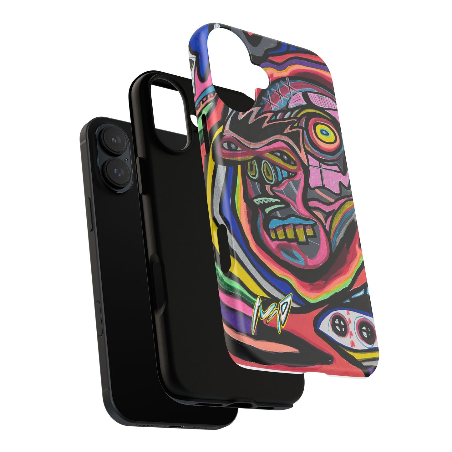 CRAZY Graffiti Phone Case — Colorful Street Art Protective Cover