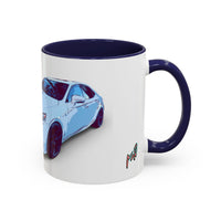 IS300 Car Lover Accent Coffee Mug – White Sports Sedan Design (11oz & 15oz)