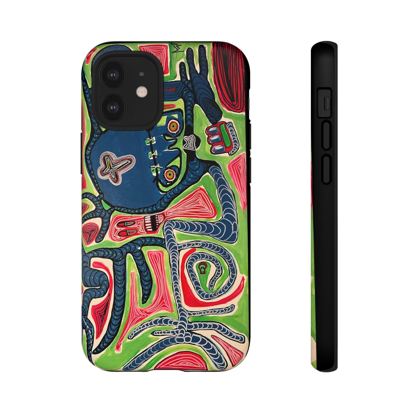 Abstract AFTERLIFE Phone Case — Bold Psychedelic Music Art