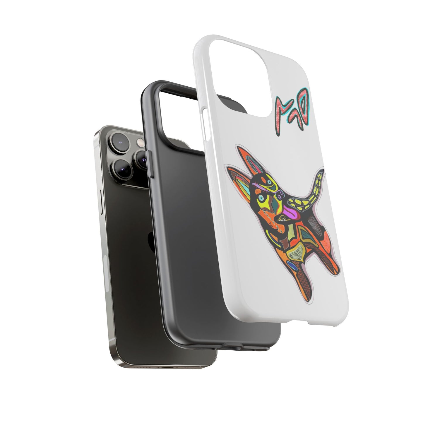 HUSKY  Colorful Abstract Dog Phone Case — 'MAD' Signature Protective Case
