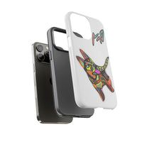 HUSKY  Colorful Abstract Dog Phone Case — 'MAD' Signature Protective Case