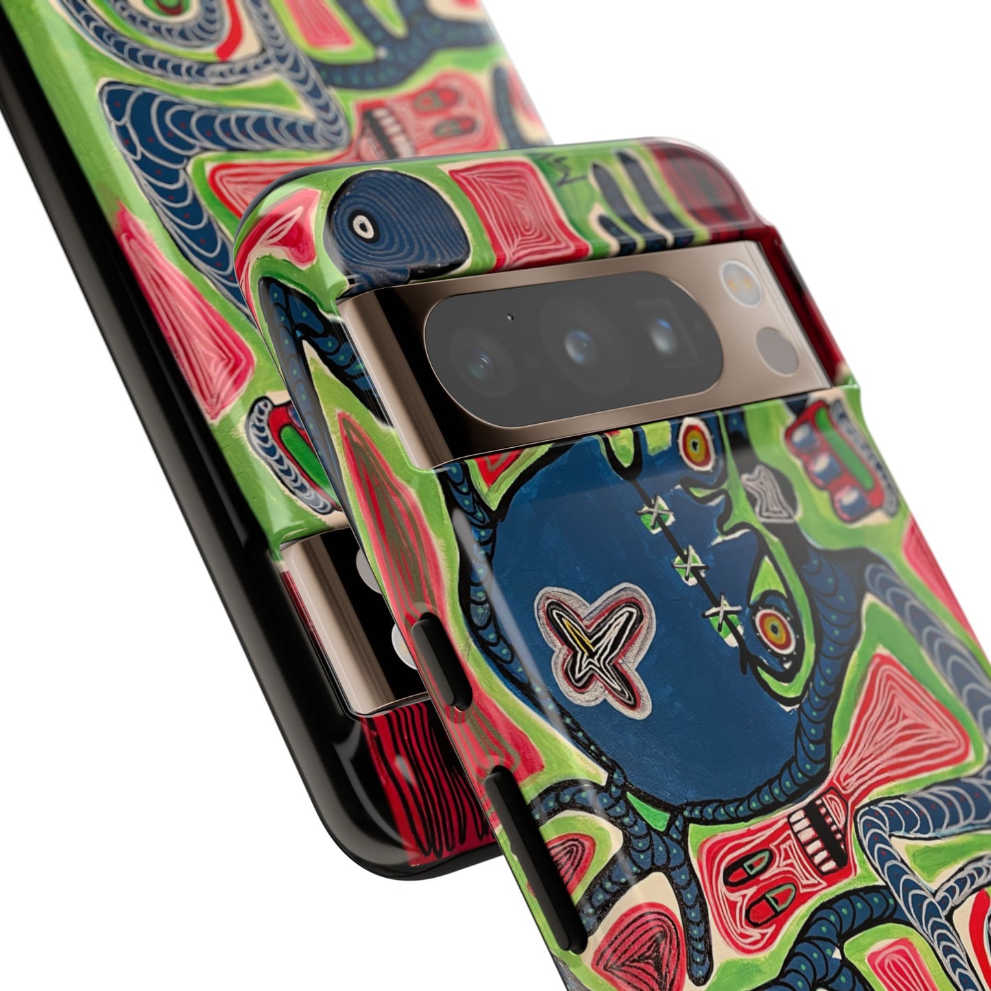 Abstract AFTERLIFE Phone Case — Bold Psychedelic Music Art