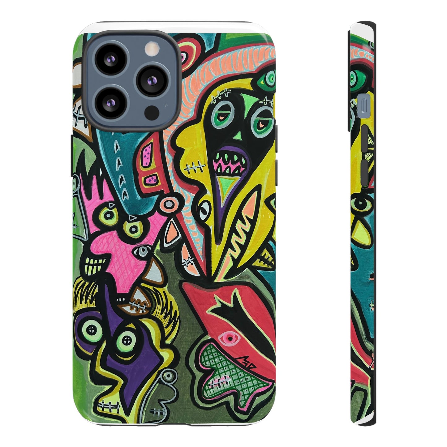 CONCERT  Abstract Graffiti Phone Case — Colorful Street Art Tough Cases