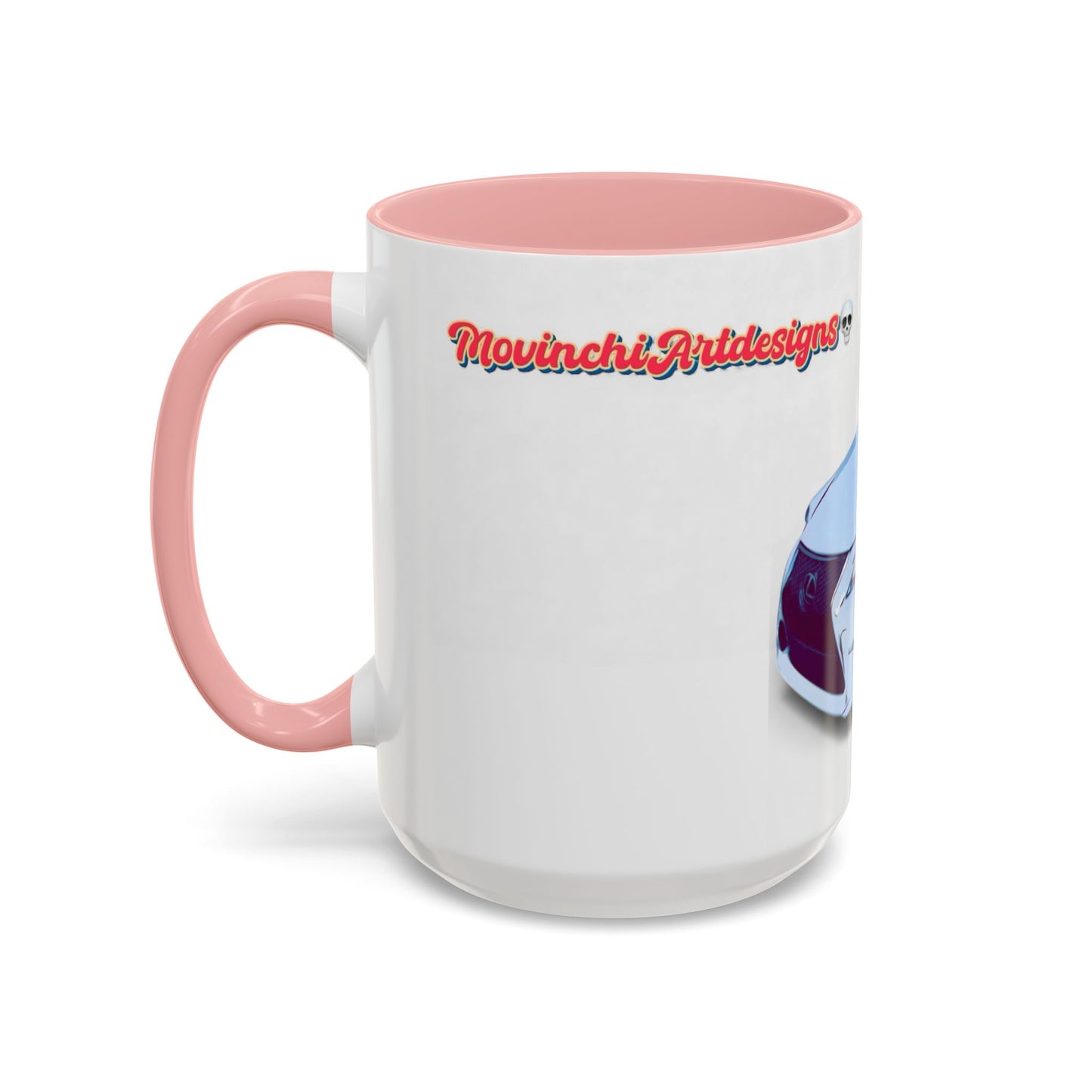 IS300 Car Lover Accent Coffee Mug – White Sports Sedan Design (11oz & 15oz)