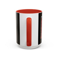 Coffee Mug — Colorful Abstract Cross Accent Ceramic Mug (11/15 oz)