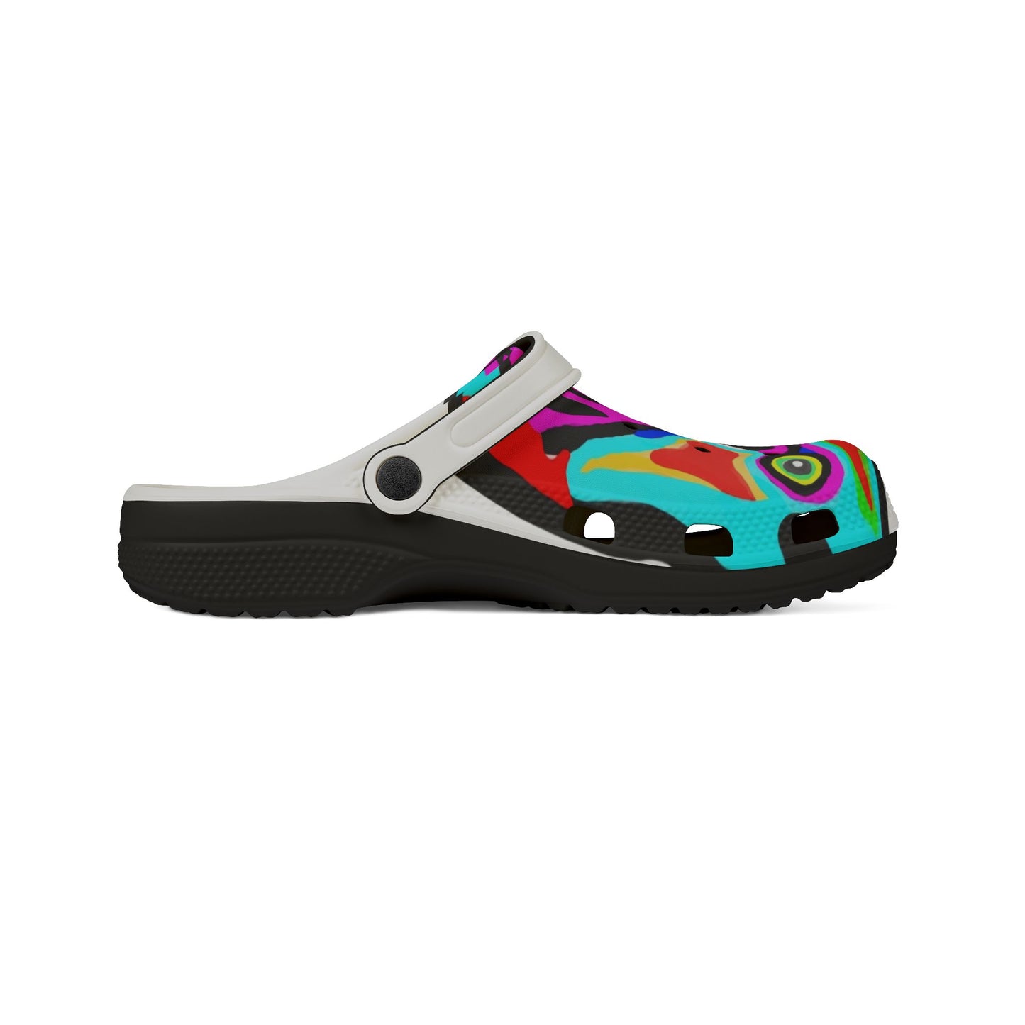 MONET2.0  Colorful Abstract Art EVA Clogs — Vibrant Summer Slip-On Shoes