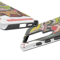 KUNTA.  Abstract Tribal Skull Phone Case — Colorful Street Art Protective Cover