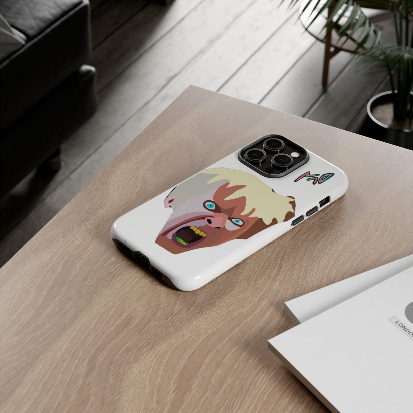 KAREN.  Phone Case — Retro Horror Face Graphic ("Tough Cases")