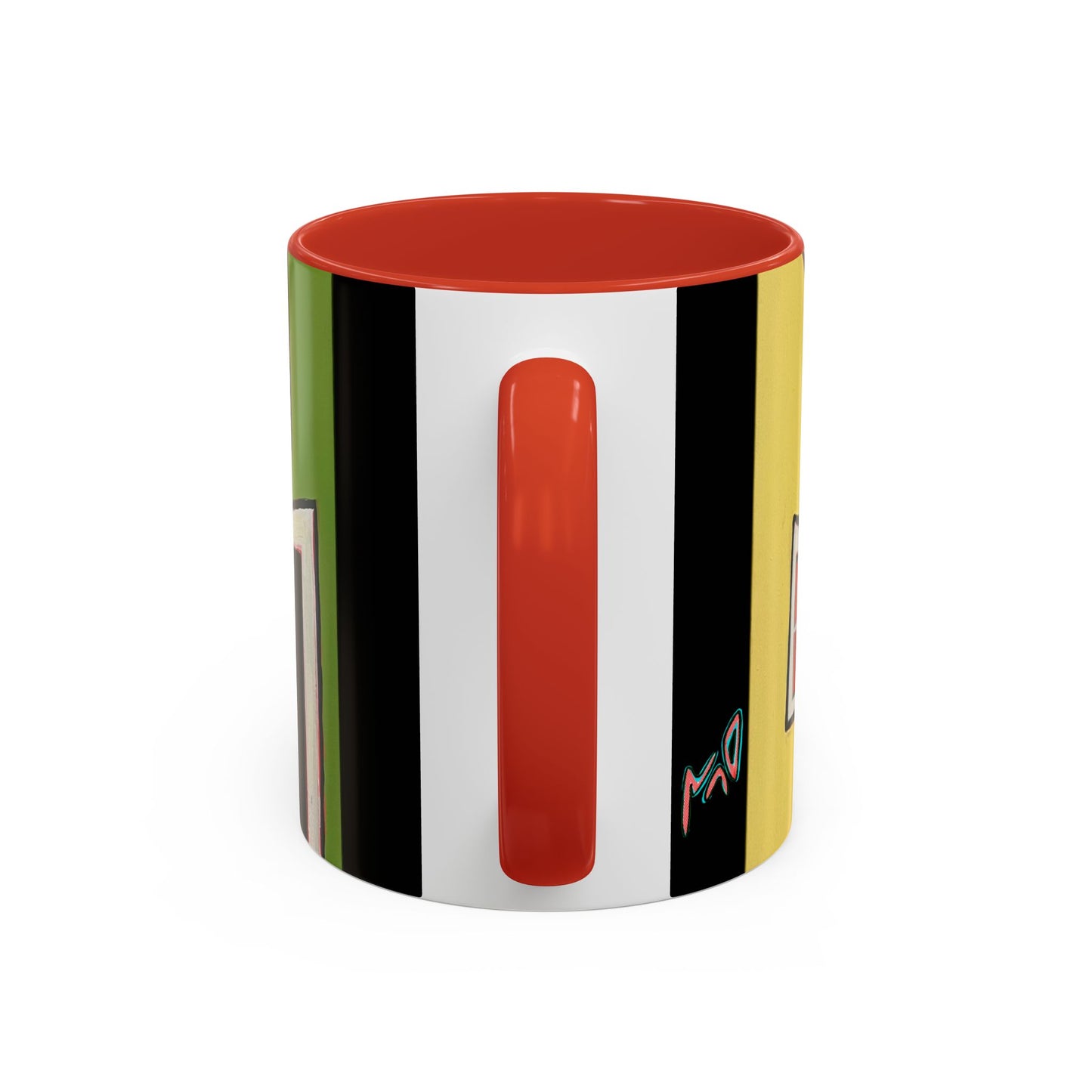 SAN SEBASTIAN2.0 Colorful Canal Houses Accent Coffee Mug — Bright European Street Art Ceramic Mug (11/15oz)