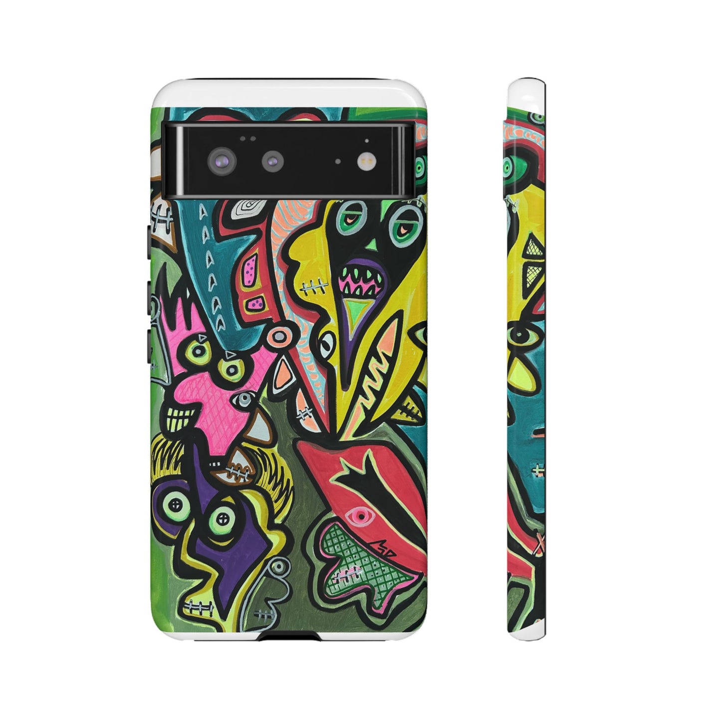 CONCERT  Abstract Graffiti Phone Case — Colorful Street Art Tough Cases