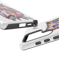 Colorful Owl Phone Case — Artistic Owl Illustration Tough Case