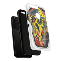 VINCENT.  Skull Riot Phone Case – Colorful Abstract Horror Art Protective Cover