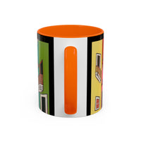 VIEJO SAN JUAN,  Colorful Cityscape Coffee Mug — Vibrant European Street Accent Mug