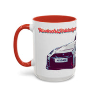R35.  Sports Car Accent Mug — Nissan GT-R Inspired Coffee Cup (11/15oz)