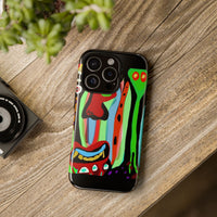 CRAZY.   Tribal Face Phone Case — Colorful Modern Art iPhone Cover