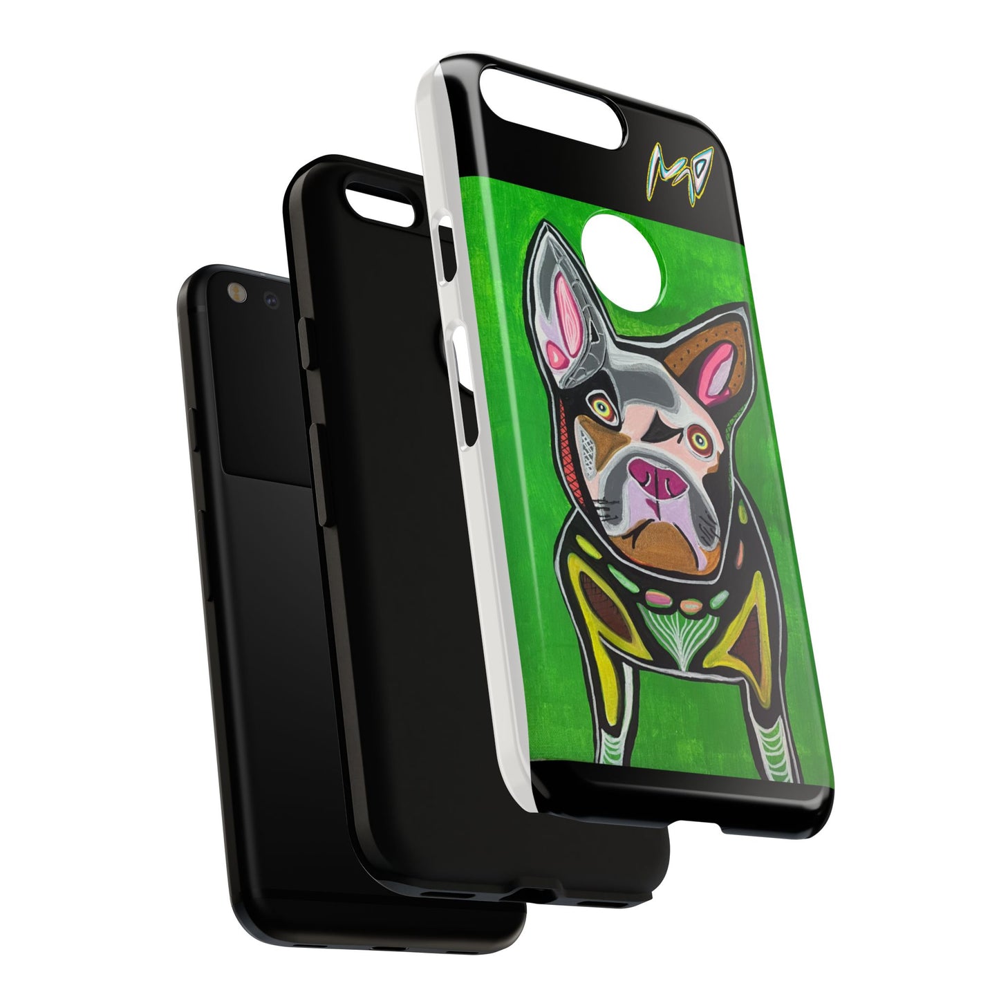 FRENCHIE  Art Phone Case – Colorful Pop Dog iPhone Cover