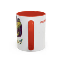RX7  Coffee Mug — Yellow Sports Car Illustration Accent Mug