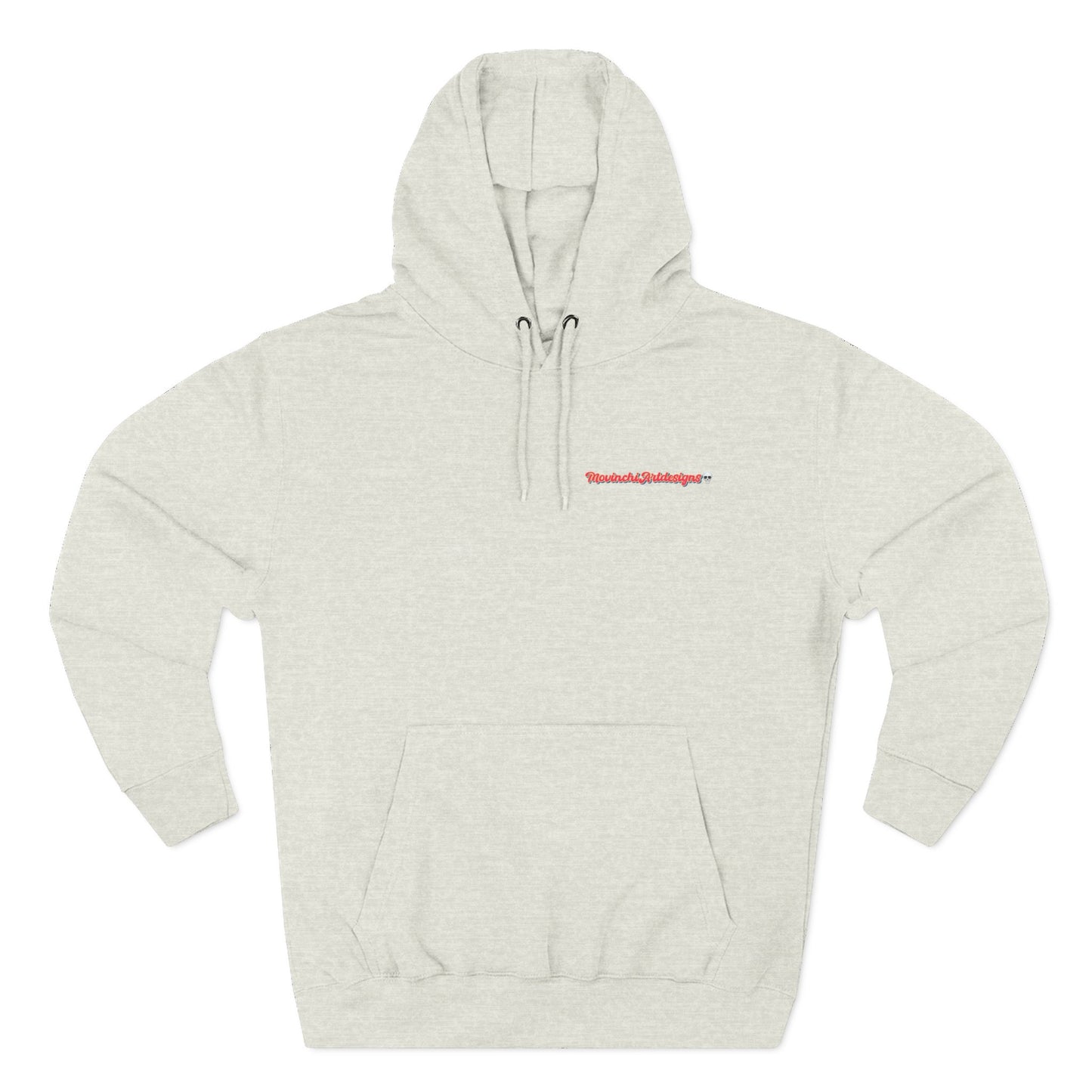 HEART ATTACK  Abstract Psyche Hoodie — Colorful Three-Panel Back Art Fleece Hoodie