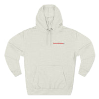 HEART ATTACK  Abstract Psyche Hoodie — Colorful Three-Panel Back Art Fleece Hoodie