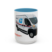 PROMASTER.  Coffee Mug — Postal Delivery Van Illustration