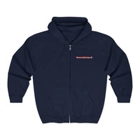 Full-Zip Hoodie with Colorful RYDER Art — Bold Graphic Zip-Up Sweatshirt