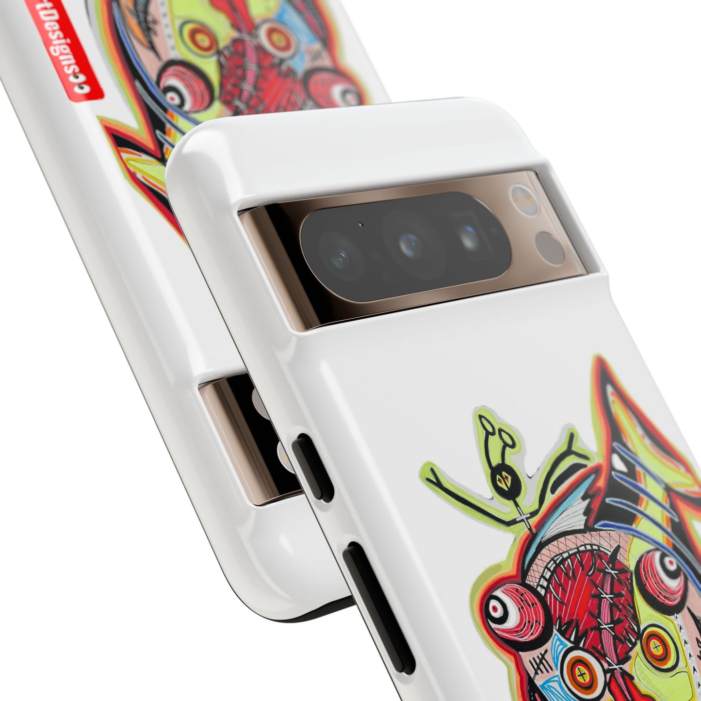 Phone Case — Colorful Abstract PARASITE  Fish Art Tough Cases