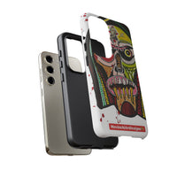 KUNTA.  Abstract Tribal Skull Phone Case — Colorful Street Art Protective Cover