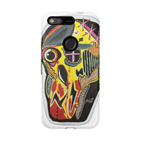 VINCENT.  Skull Riot Phone Case – Colorful Abstract Horror Art Protective Cover