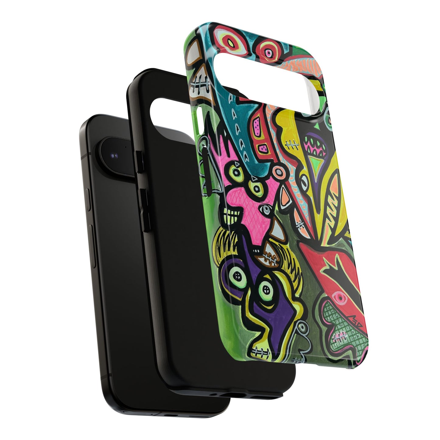 CONCERT  Abstract Graffiti Phone Case — Colorful Street Art Tough Cases