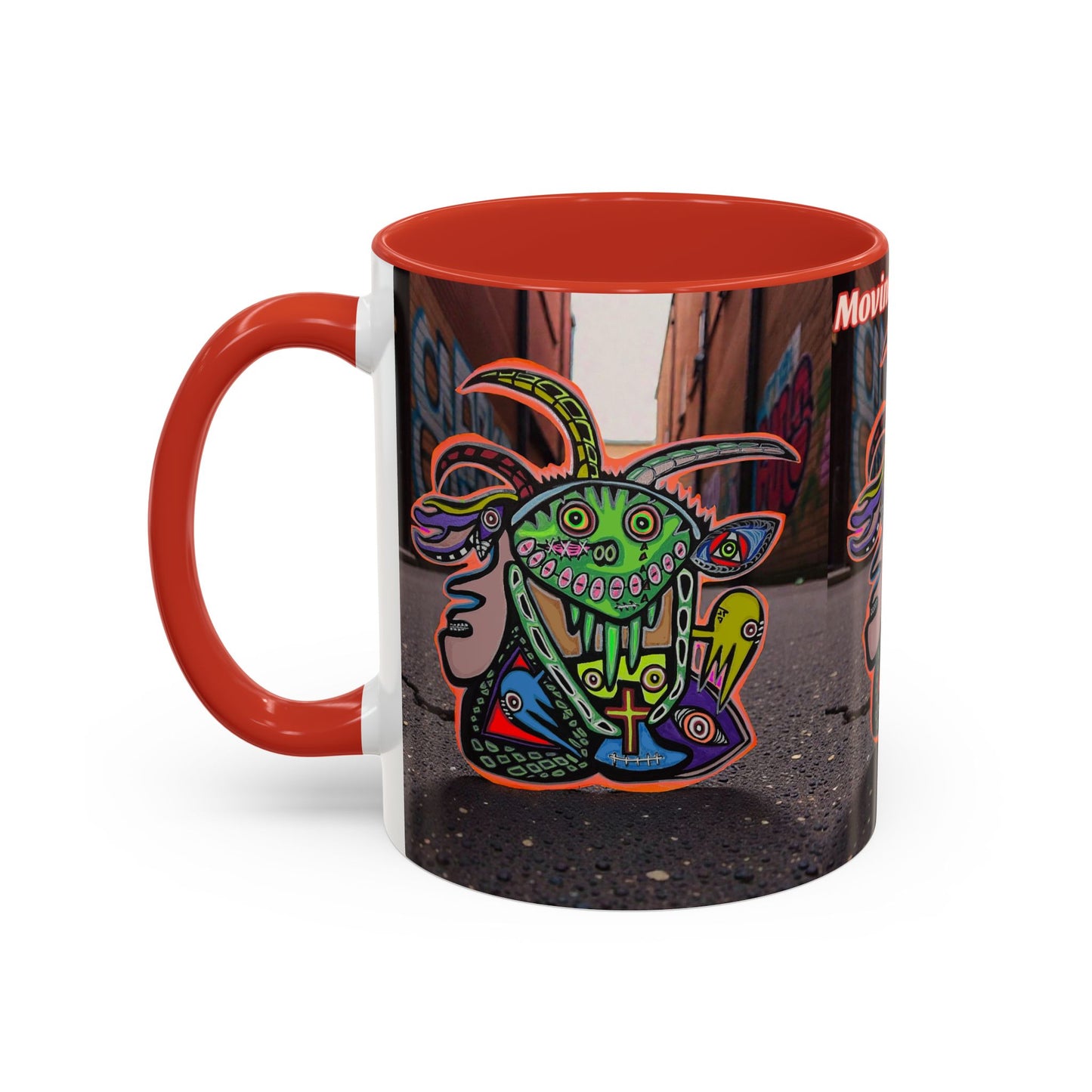 RYDER5.0  Street Art Mug — Colorful Graffiti Character Coffee Cup (11/15oz)