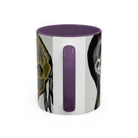 3 amigos2.0 Zombie Skull Coffee Mug — Spooky Horror Accent Mug (11/15 oz)