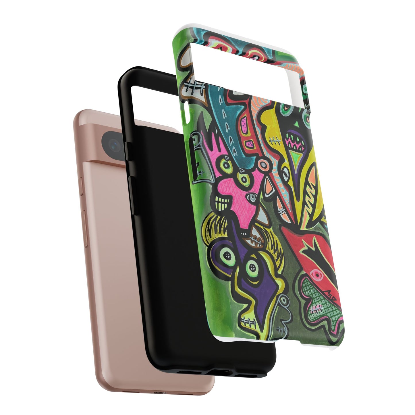 CONCERT  Abstract Graffiti Phone Case — Colorful Street Art Tough Cases