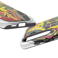 VINCENT.  Skull Riot Phone Case – Colorful Abstract Horror Art Protective Cover