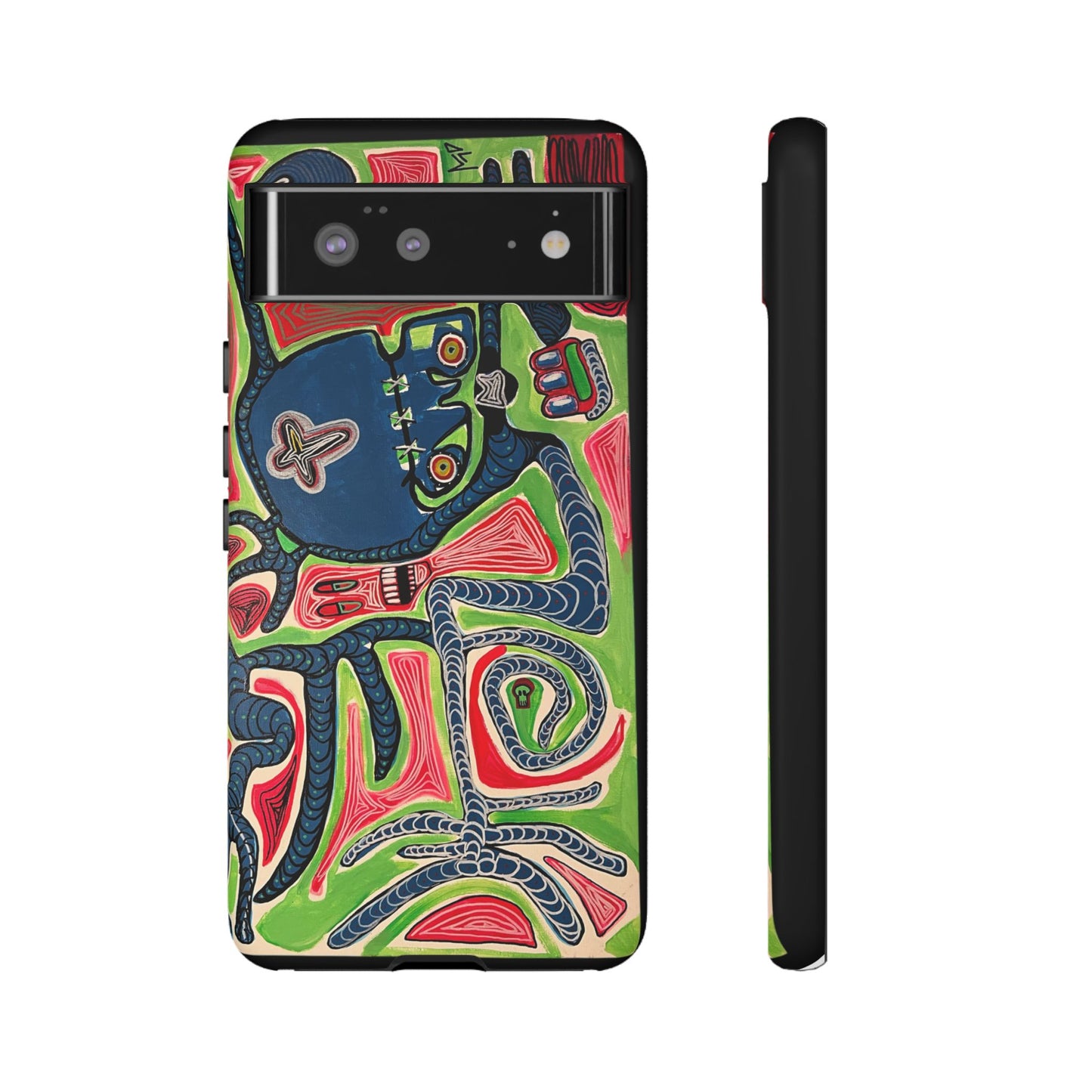 Abstract AFTERLIFE Phone Case — Bold Psychedelic Music Art