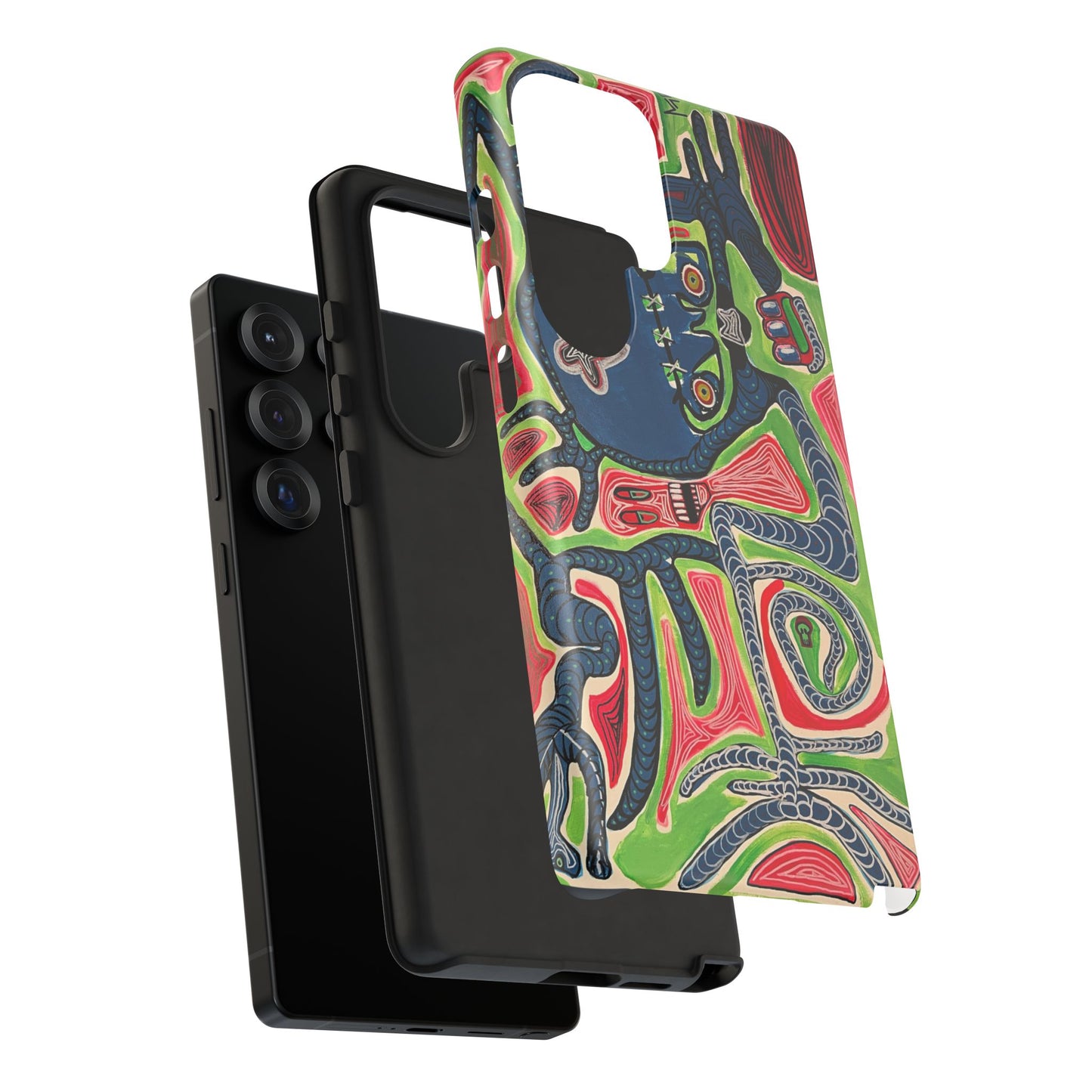 Abstract AFTERLIFE Phone Case — Bold Psychedelic Music Art