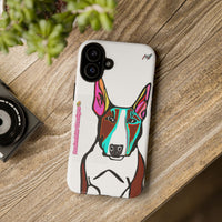 MR Bull Terrier Phone Case — Colorful Pop Art Tough Cases for Dog Lovers
