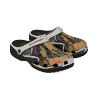 Artistic PITBULL  Dog Print EVA Foam Clogs — All-Over-Print Comfortable Slip-On Shoes