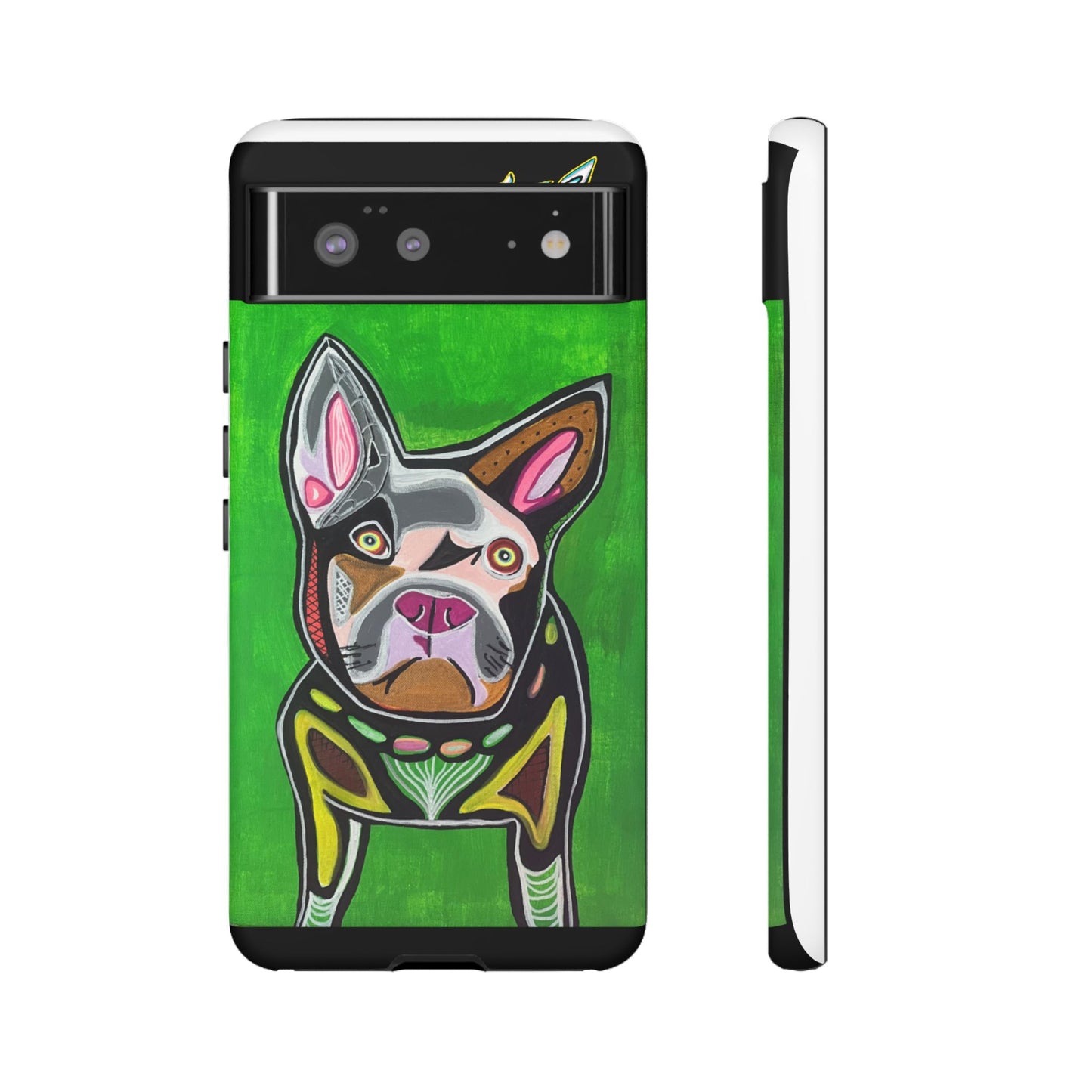 FRENCHIE  Art Phone Case – Colorful Pop Dog iPhone Cover