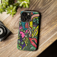CONCERT  Abstract Graffiti Phone Case — Colorful Street Art Tough Cases