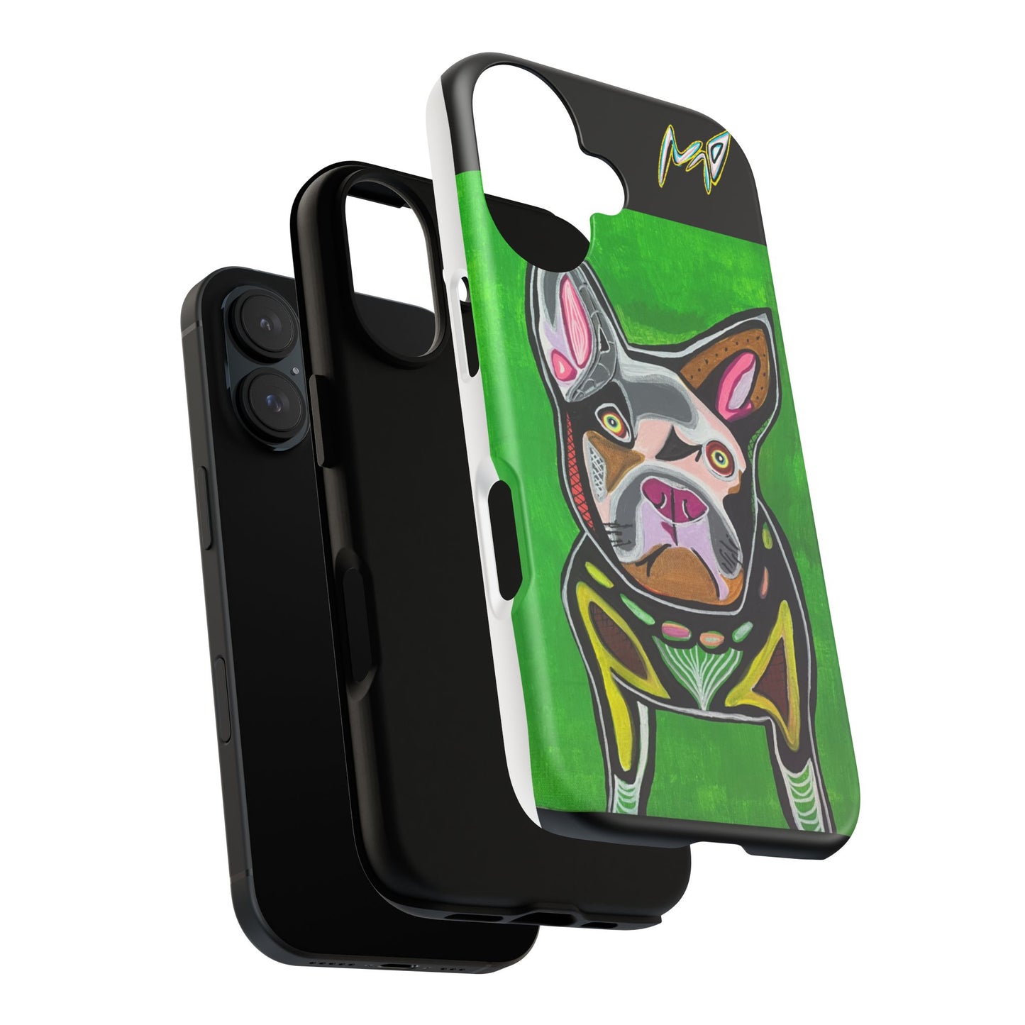 FRENCHIE  Art Phone Case – Colorful Pop Dog iPhone Cover
