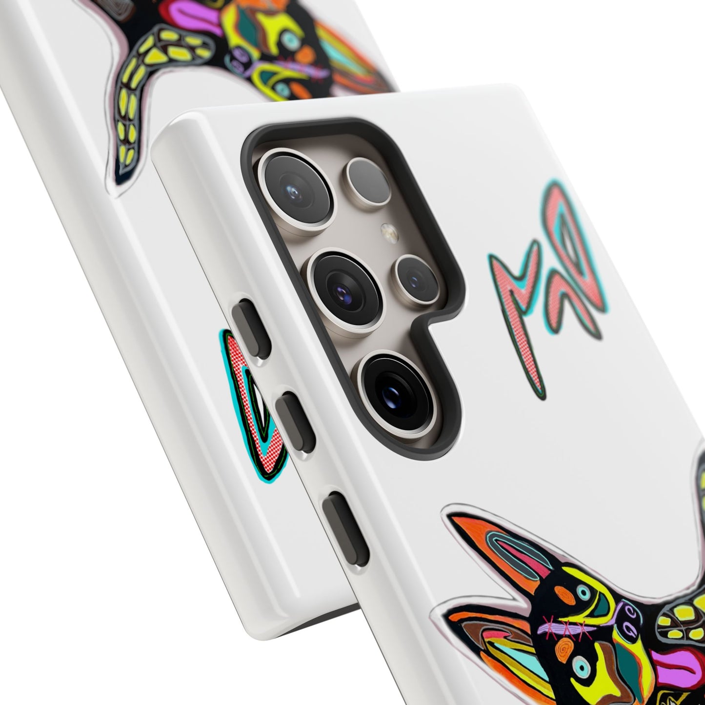 HUSKY  Colorful Abstract Dog Phone Case — 'MAD' Signature Protective Case