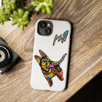 HUSKY  Colorful Abstract Dog Phone Case — 'MAD' Signature Protective Case