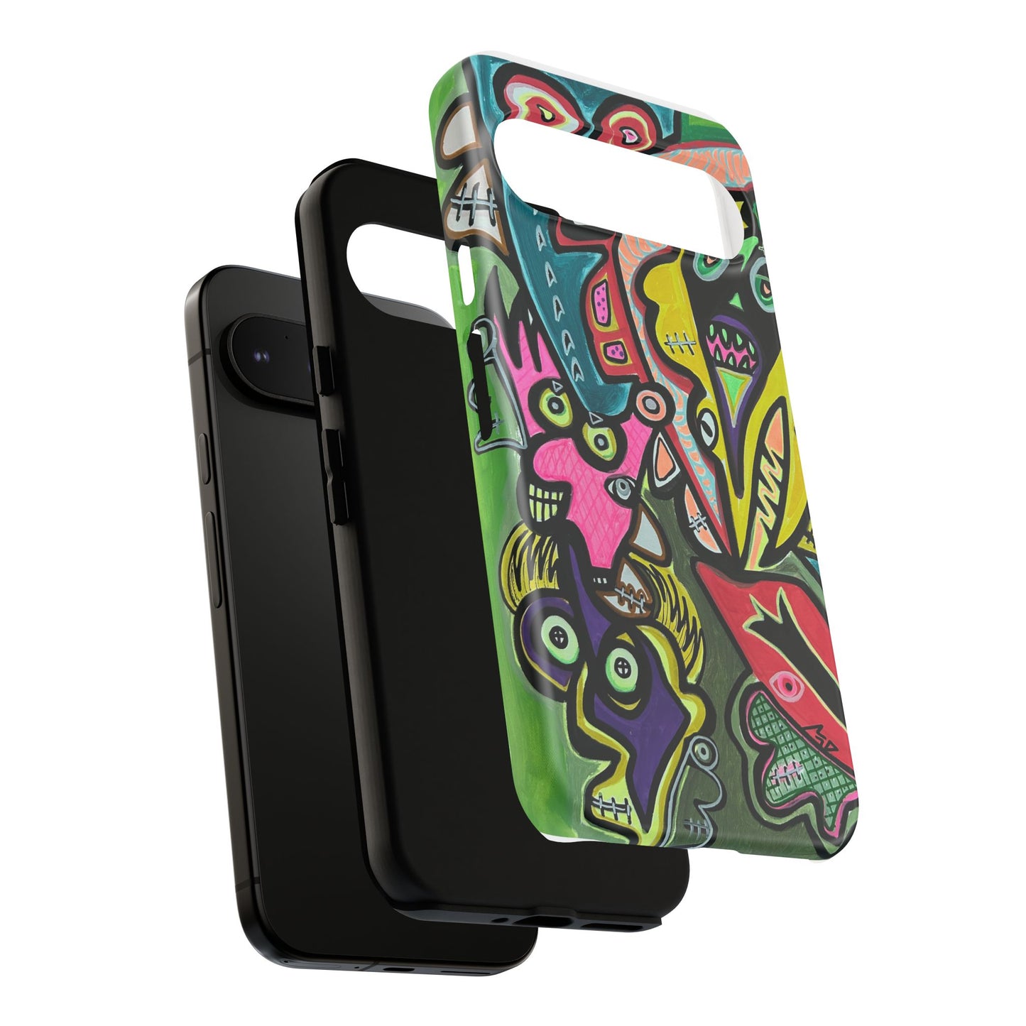 CONCERT  Abstract Graffiti Phone Case — Colorful Street Art Tough Cases